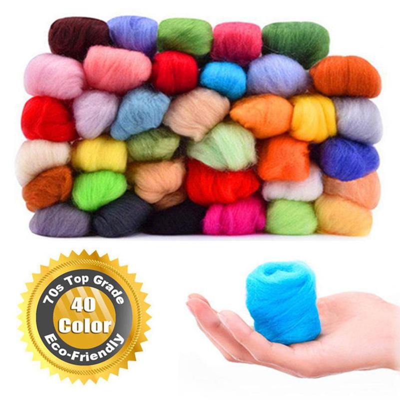 100g Pure Pure Wool Roving for Needle Felting Kits – Artec360 Craft All  Right Reserved